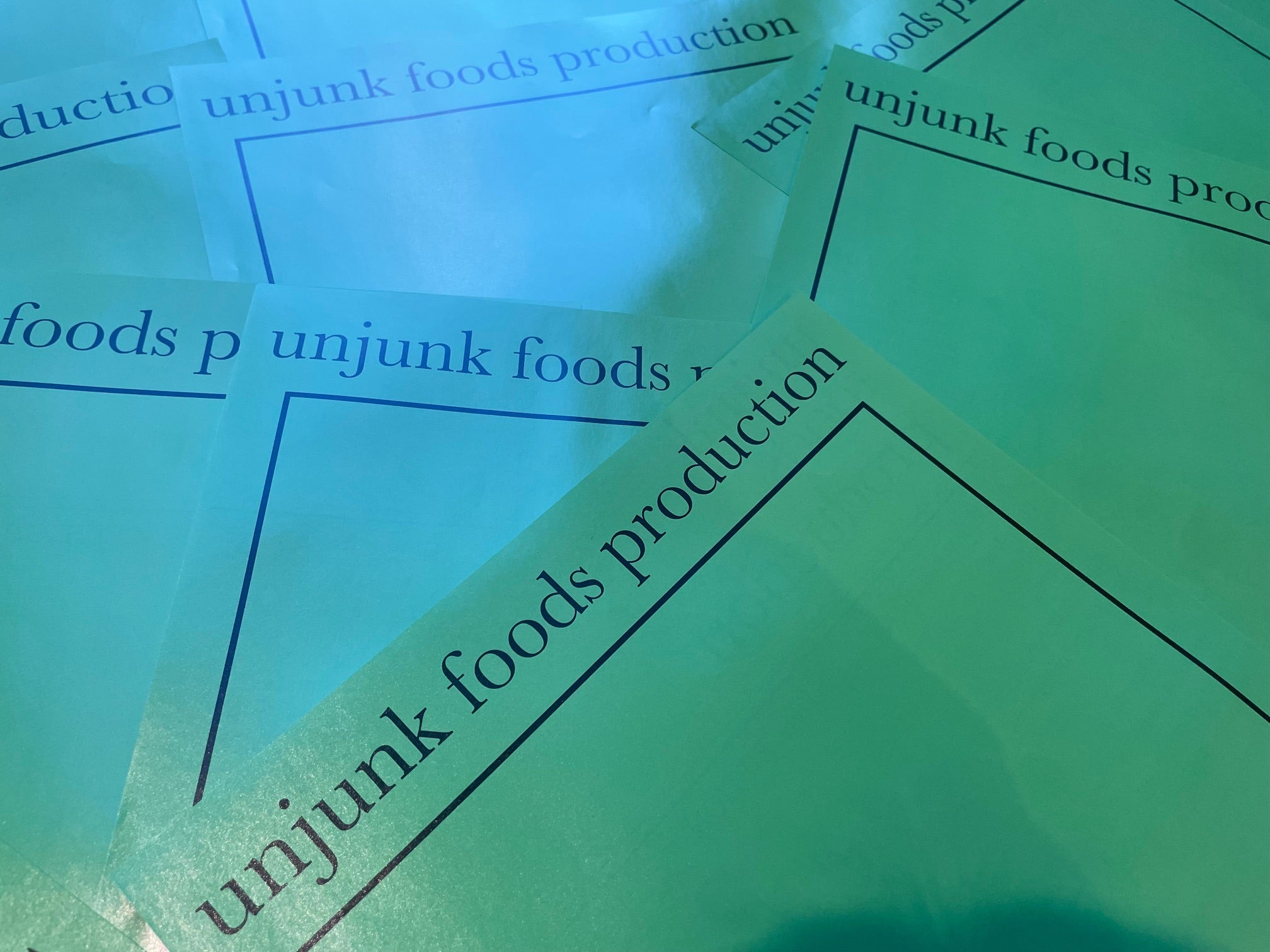 NEW IN！ unjunk foods production