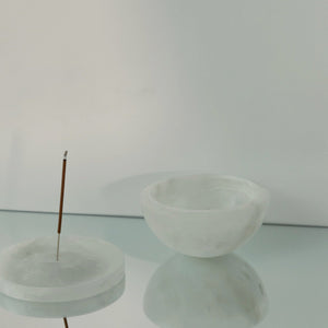 【期間限定11/16-12/15】Addition Studio Horizon Incense Burner - White Onyx