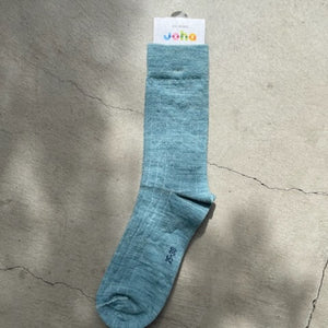 Joha Wool Socks リブ薄手 レディース