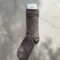 Joha Wool Socks プレーン レディース