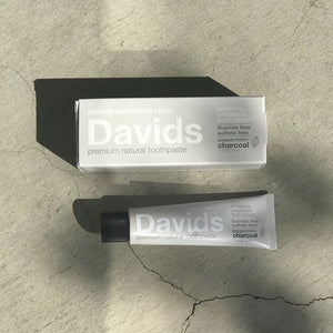 Davids ホワイトニングトゥースペースト（チャコール）50g